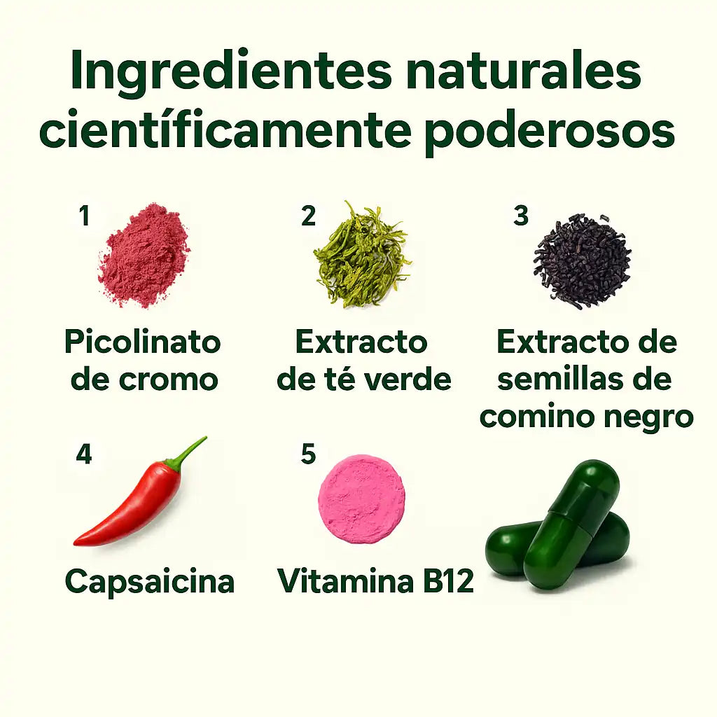 Cápsulas Quema Grasa Natural